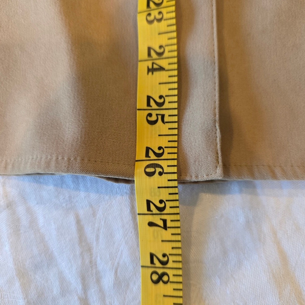 Talbots Stretch Tan Button Down Shacket Women's X… - image 8